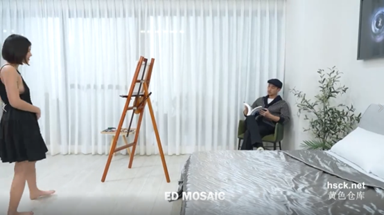 ED Mosaic – 小巴 畫家來指導裸體模特小巴畫下被深深插入的樣子 台灣-av8d